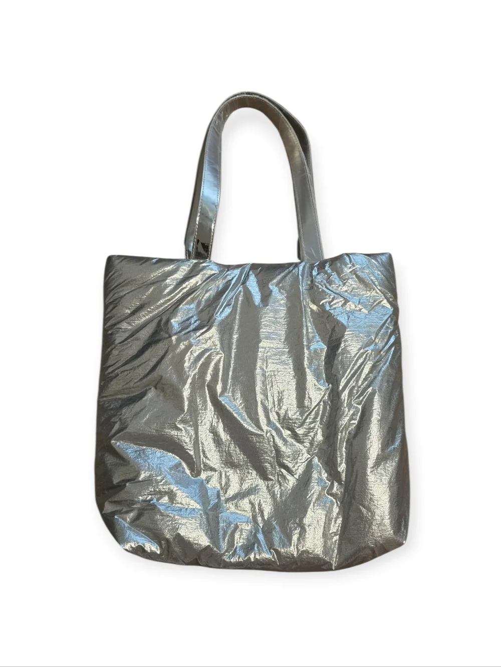 Clinique Silver & Green Limited Edition Tote Bag
